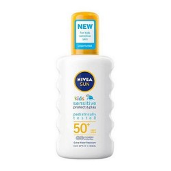 NIVEA Sun Kids sprej na opalování Sensitive OF 50  200 ml