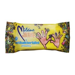 MILENE vlhčené antibakteriální ubrousky 15 ks