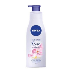 NIVEA tělové mléko Rose and Argan Oil 200 ml