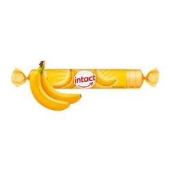 BONBONY Intact rolička hroznovým cukrem s vitaminem C Banán 40 g