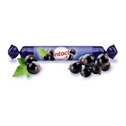 BONBONY Intact rolička hroznovým cukrem s vitaminem C Černý rybíz 40 g