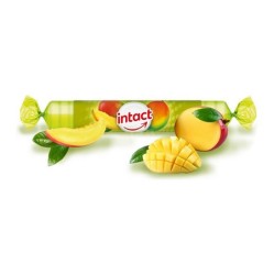 BONBONY Intact rolička s hroznovým cukrem s vitaminem C Mango 40 g