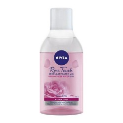 NIVEA micelární voda dvoufázová Rose 400 ml