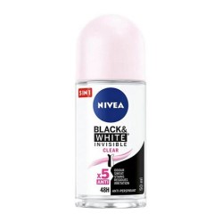 NIVEA deo Roll-on antiperspirant Black and White Clear 50 ml