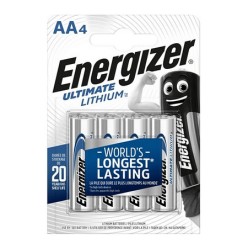 BATERIE Energizer Ultimate Lithium LR6 4 ks