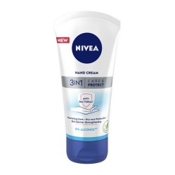 NIVEA krém na ruce Care and Protect 3 v 1, 75 ml