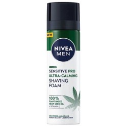NIVEA FM pěna na holení Sensitive Hemp 200 ml