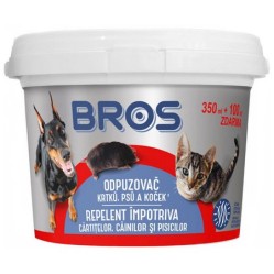 BROS prášek odpuzovač psů a koček 450 ml