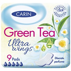 CARINE Ultra Wings Green Tea 9 ks         0563