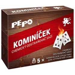 KOMINÍČEK odstraňovač sazí 1 sáček 5 ks