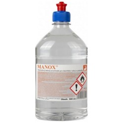 MANOX 500 ml dezinfekce rukou, uzávěr push-pull