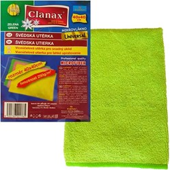ŠVÉDSKÁ utěrka Clanax UNIVERSAL zelená 40 x 40 cm  250 g