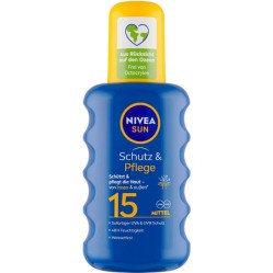 NIVEA SUN sprej na opalování OF 15  200 ml