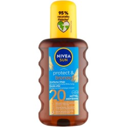 NIVEA SUN Protect and Bronze olej na opalování OF 20  200 ml
