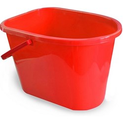 VĚDRO OVÁL Classic s výlevkou červené 13 l     0220509