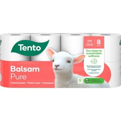 TOALETNÍ papír Tento Sensitive Pure návin 18 m  8 ks      229387