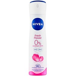 NIVEA deo sprej Fresh Flower 150 ml bez hliníkových solí