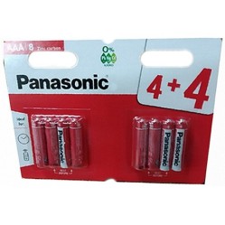 BATERIE PANASONIC mikrotužka AAA 1,5 V 4 + 4 ks