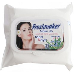 FRESHMAKER vlhčené kosmetické ubrousky na make-up Aloe vera 25 ks