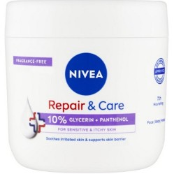 NIVEA tělový krém Repair and Care Sensitive 400 ml  NOVINKA