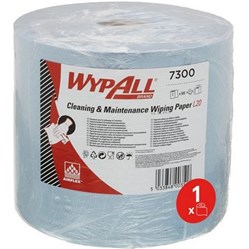PAPÍROVÉ utěrky Wypall L20 modré 500 útržků 38 x 23,5 cm