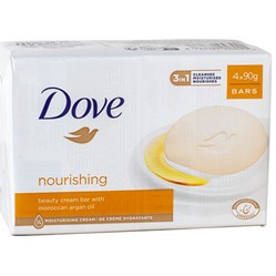 DOVE mýdlo  s arganovým olejem 4 x 90 g