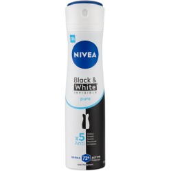 NIVEA deo sprej AP Black and White Pure 150 ml