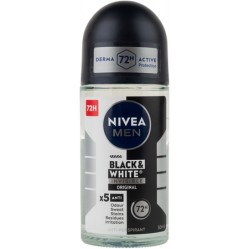 NIVEA deo FM Roll-on AP Black and White Invisible Original 50 ml