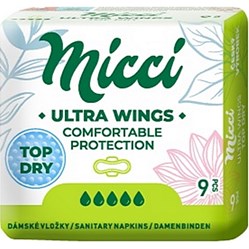 MICCI Ultra Top Dry s křidélky 9 ks  124