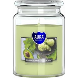 SVÍČKA vonná v dóze maxi Garden Mint/Avocado