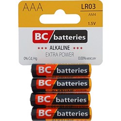 BATERIE LR03/4P    LR03 mikrotužka alkalická