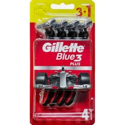 GILLETTE Blue3 Red jednorázová holítka 3+1 ks