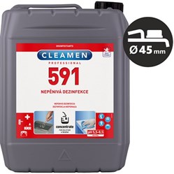 CLEAMEN 591 nepěnivý tekutý dezinfekční prostředek 5 l                                                                                                                                                                                                    