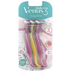 GILLETTE Simply Venus 3 Dragonfruit jednorázová holítka 3 ks