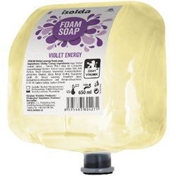 ISOLDA Violet Energy pěnové mýdlo 650 ml náplň Team                                                                                                                                                                                                       