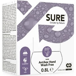 SURE Antimic Hand Wash antimikrobiální tekuté mýdlo bez parfemace  0,8 l