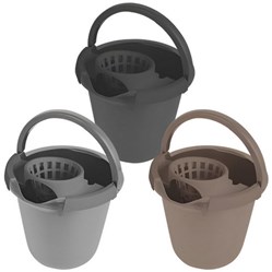 VĚDRO PVC  YORK s výlevkou 12 l + ždímač                                                                                                                                                                                                                  