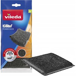 VILEDA Inox PowerPad drátěnka plochá  10,4  x 10 cm      141656