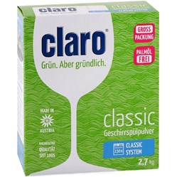 CLARO Pulver prášek do myčky nádobí 2,7 kg   Novinka    31128                                                                                                                                                                                             