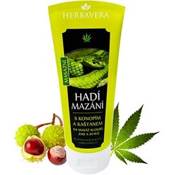 HERBAVERA Hadí mazání s konopim 200 ml