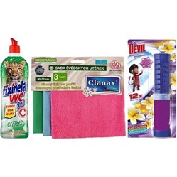 SET Fixinela WC Citrus 750 ml (12 ks karton)                                                                                                                                                                                                              