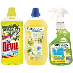 SET Dr. Devil univerzální čistič Citrus Force 1 l (12 ks karton)                                                                                                                                                                                          