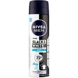 NIVEA FM deo sprej AP Black and White Fresh 150 ml