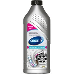 SIDOLUX Professional gelový čistič odpadů a potrubí 1 l  NOVINKA