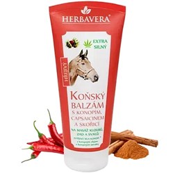 KOŇSKÝ balzám hřejivý, tuba červená 200 ml