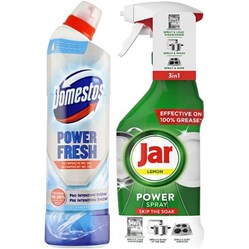 SET Domestos gel Oceán 700 ml ( 12 ks karton)                                                                                                                                                                                                             