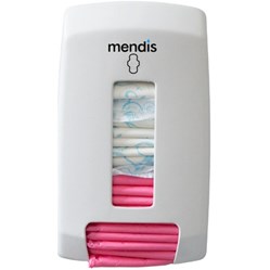 ZÁSOBNÍK na vložky Mendis, barva bílá, uzamykatelný, plast                                                                                                                                                                                                