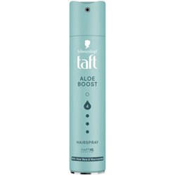 TAFT lak na vlasy ALO BOOST tyrkysový 250 ml