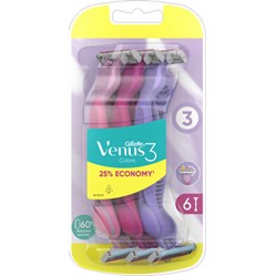 GILLETTE Simply Venus3 Yellow jednorázová holítka 6 ks