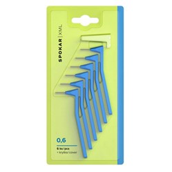 MEZIZUBNÍ kartáček XML SPOKAR 0,6 mm, 6 ks